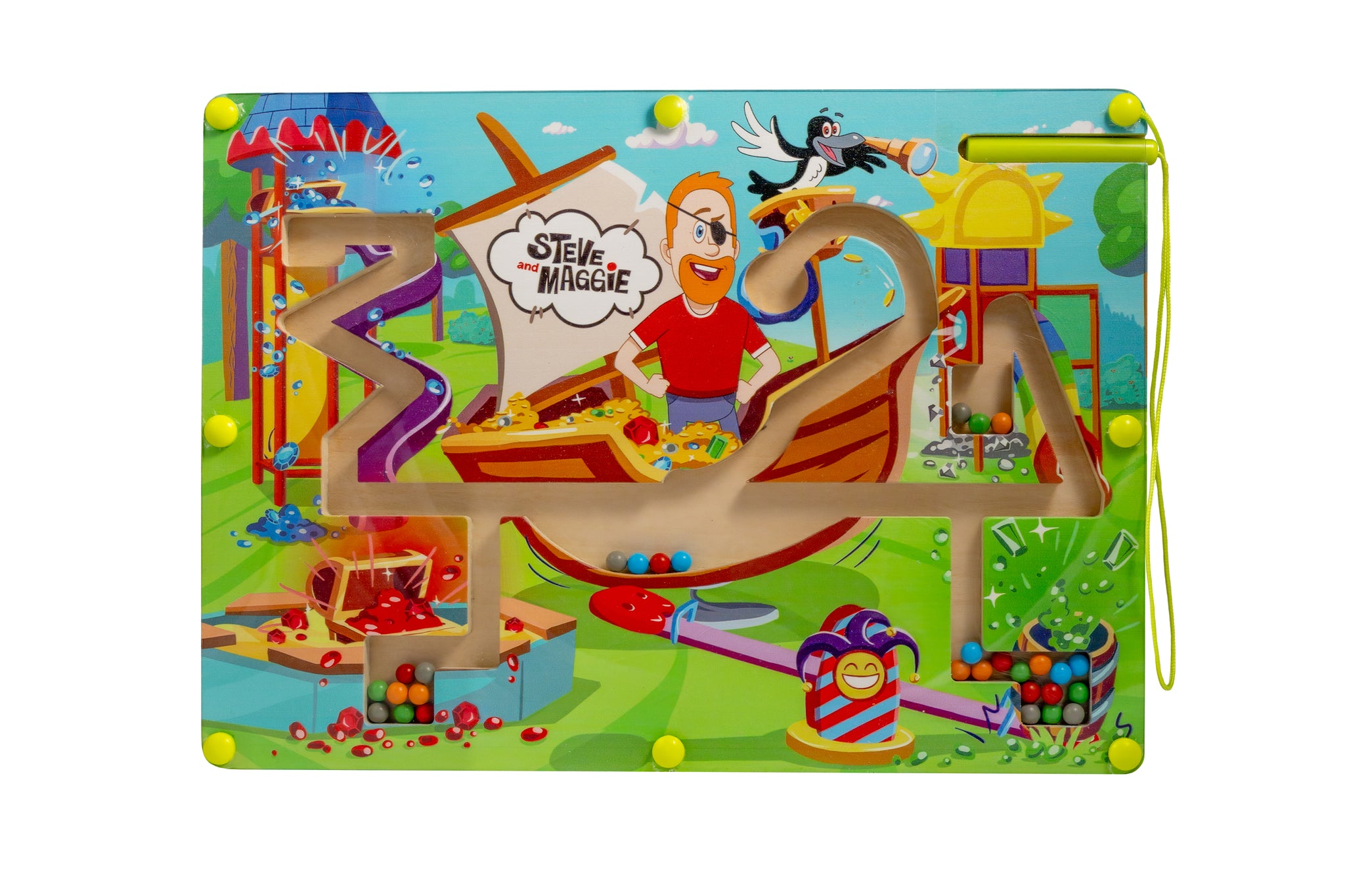 Pirate - Wooden Maze – Steve And Maggie