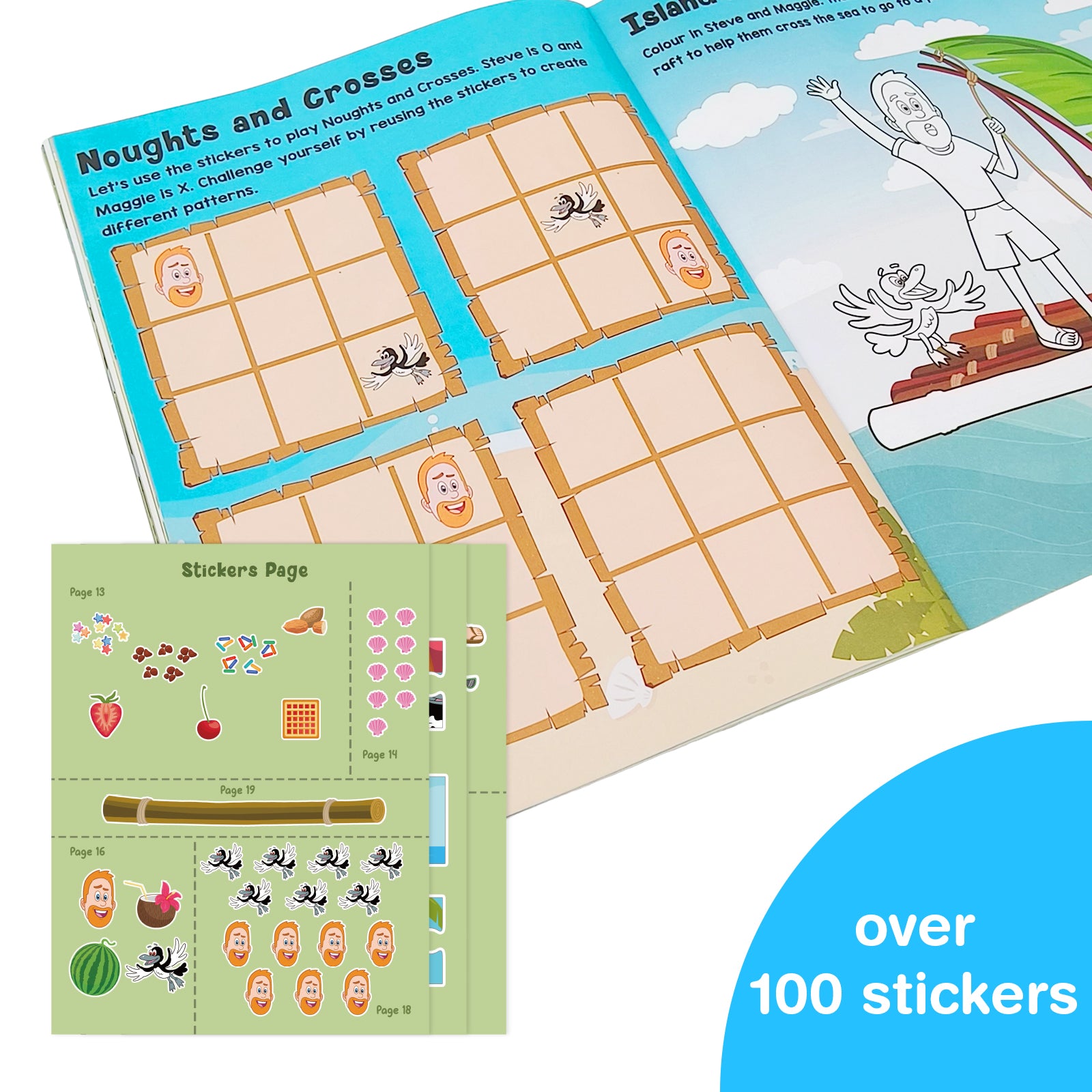 Sticker Store Activity Sticker Activity Book – Steve And Maggie